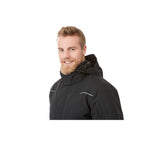 Dutra 3-in-1 Jacket with Reflective Piping for Men Transfer - Black - On Model 3