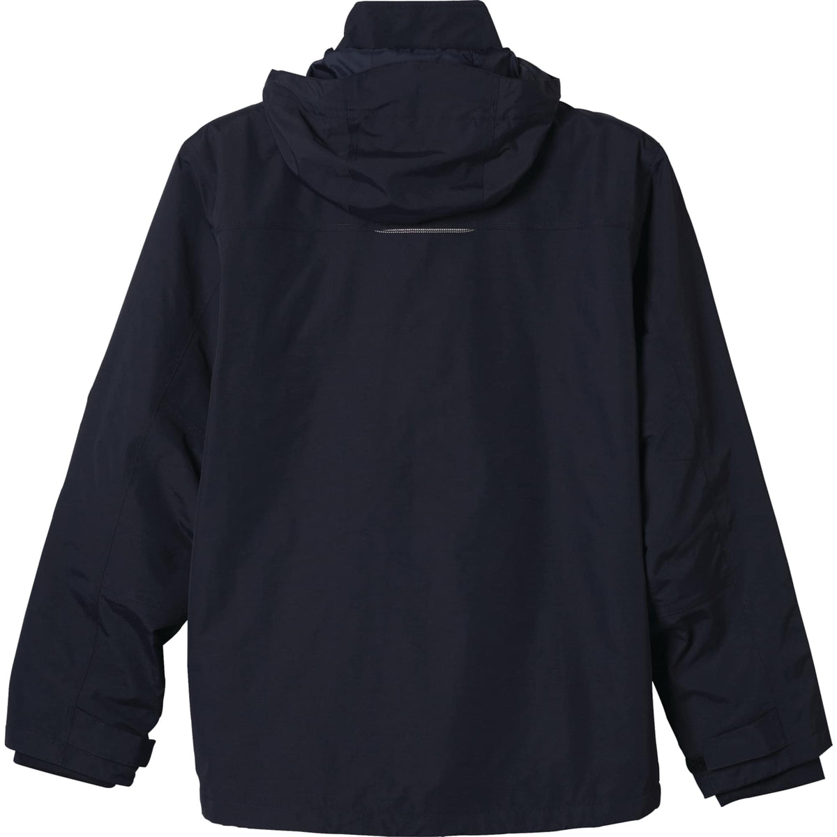 Dutra 3-in-1 Jacket with Reflective Piping for Men Transfer - Navy - Back Flat