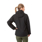 Dutra 3-in-1 Jacket with Reflective Piping for Women Transfer - Black - Back On Model