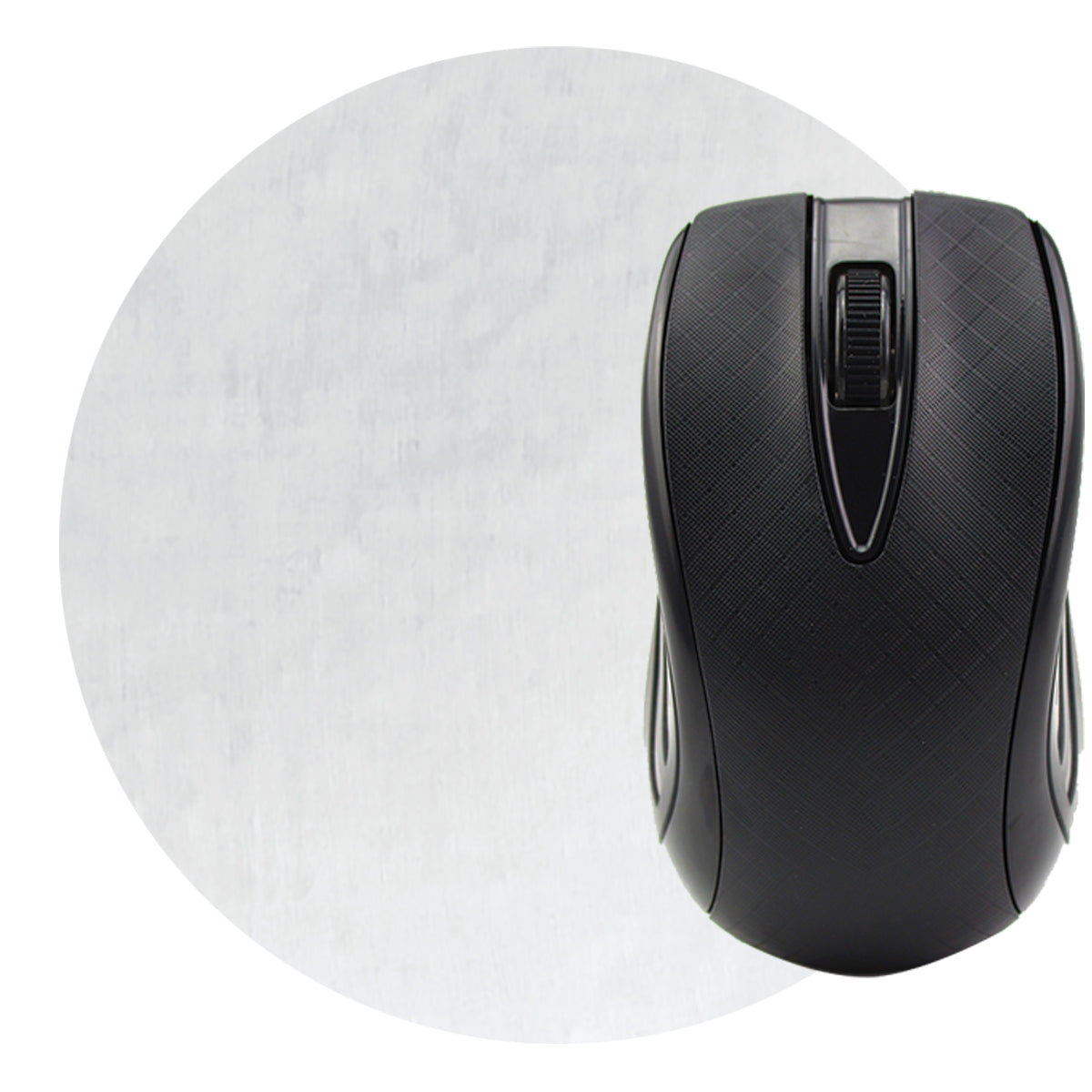 Dye Sublimated Computer Mouse Pad, 5 Inch Diameter
