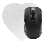 Dye Sublimated Computer Mouse Pad, Heart Shape