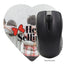 Dye Sublimated Computer Mouse Pad, Heart Shape - Heart Shaped Computer Mouse Pad - Dye Sublimated