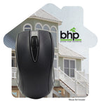 Dye Sublimated Computer Mouse Pad, House Shape