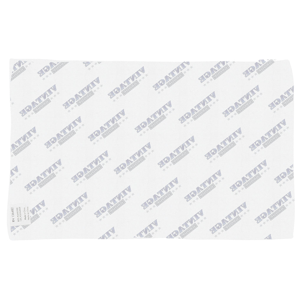Dye Sublimated Rally Towel - White - Full Color