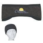 Ear Band in Fleece - Charcoal - Embroidery