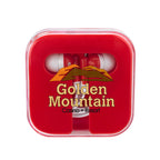 Earbuds with Compact Case Full Color - Red - Full Color