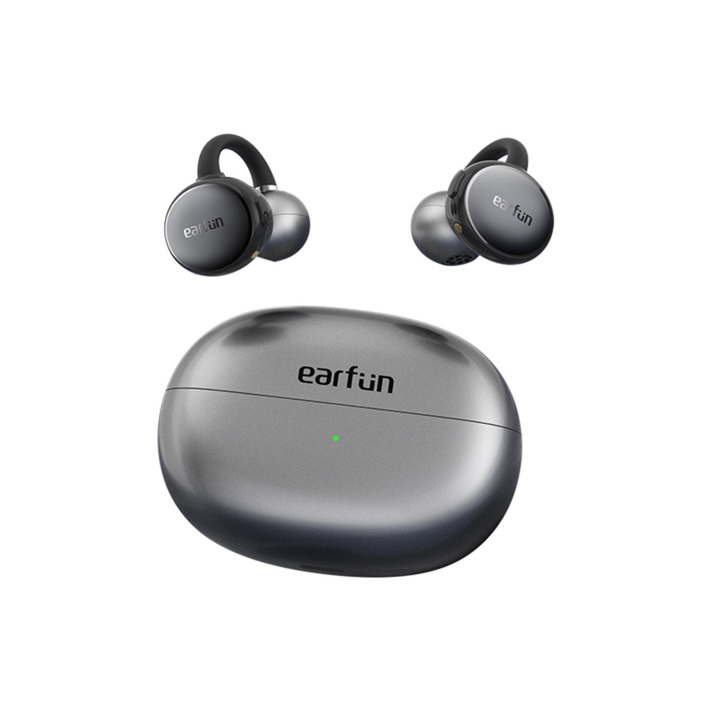 EarFun Clip Open-Ear Earbuds - Black - View 1