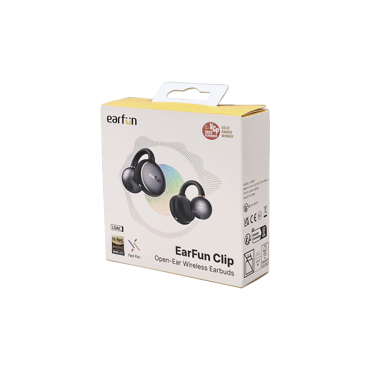 EarFun Clip Open-Ear Earbuds - Black - View 8
