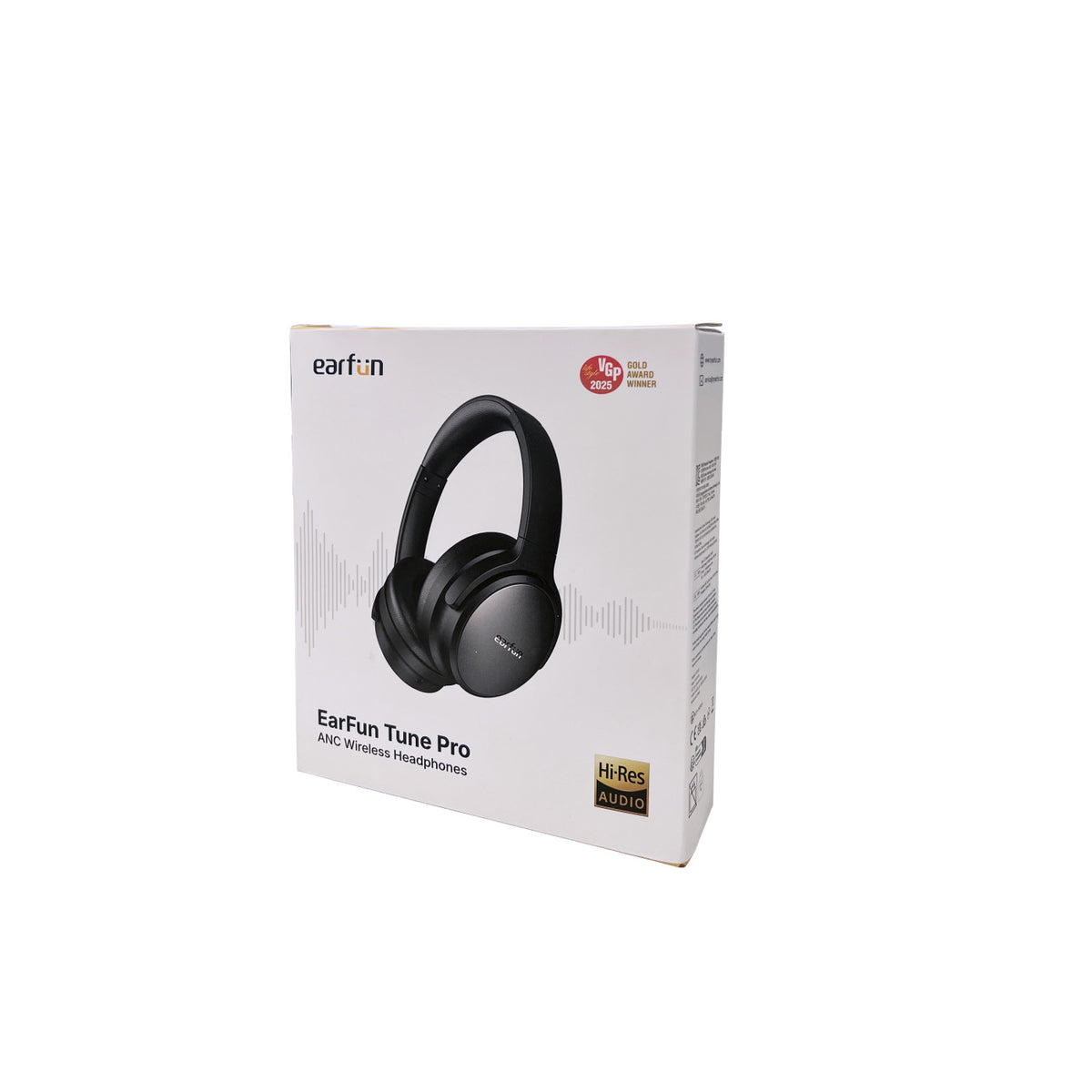 EarFun Tune Pro Noise Cancelling Headphones - Black - View 4