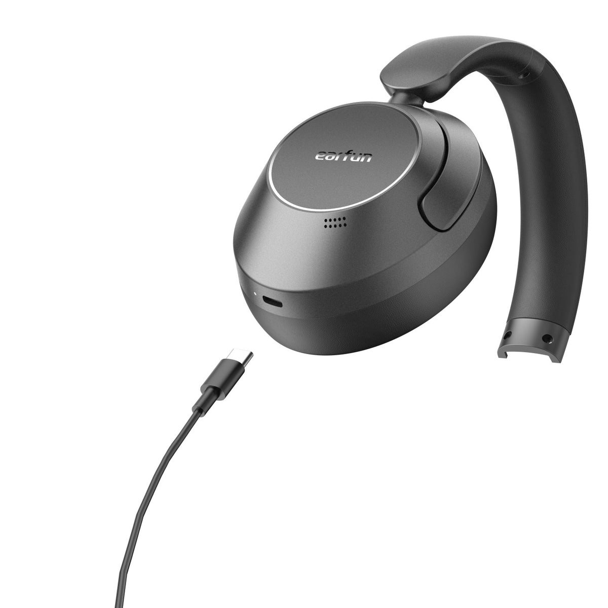EarFun Wave Pro Over-Ear Headphones with ANC Transfer - Black - View 6