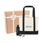 EarFun Wireless Earbuds Commuter Gift Set with Tote and Bottle - Black - View 1