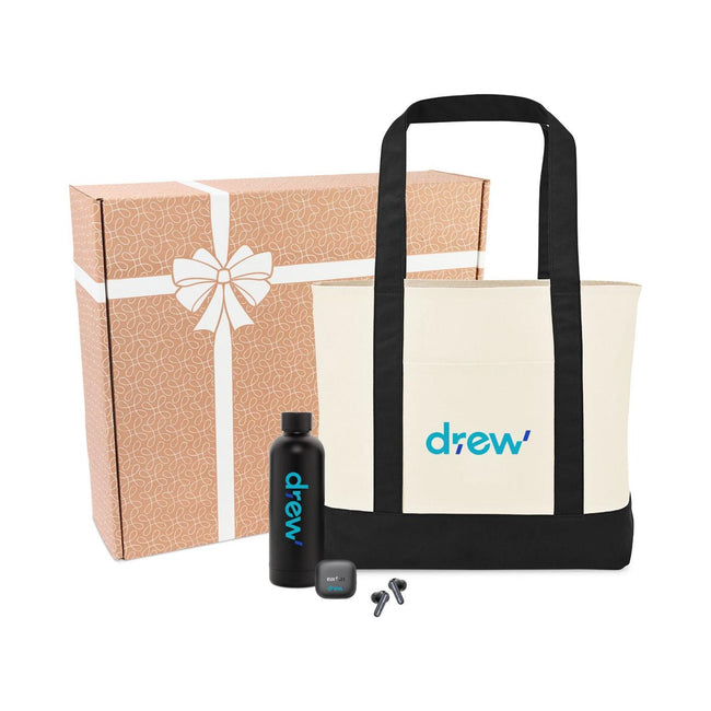 EarFun Wireless Earbuds Commuter Gift Set with Tote and Bottle Transfer