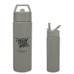 Easton Bottle in Recycled PET, 24 oz - Gray - Silk Screen