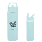 Easton Bottle in Recycled PET, 24 oz - Light Blue - Silk Screen