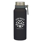 Easton Stainless Steel Growler, 40 oz - Black - Silk Screen