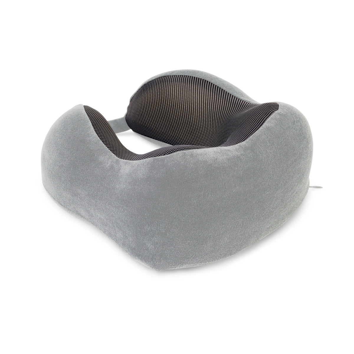 Easy Go Memory Foam Travel Pillow with Carry Bag Transfer - Stone - View 2