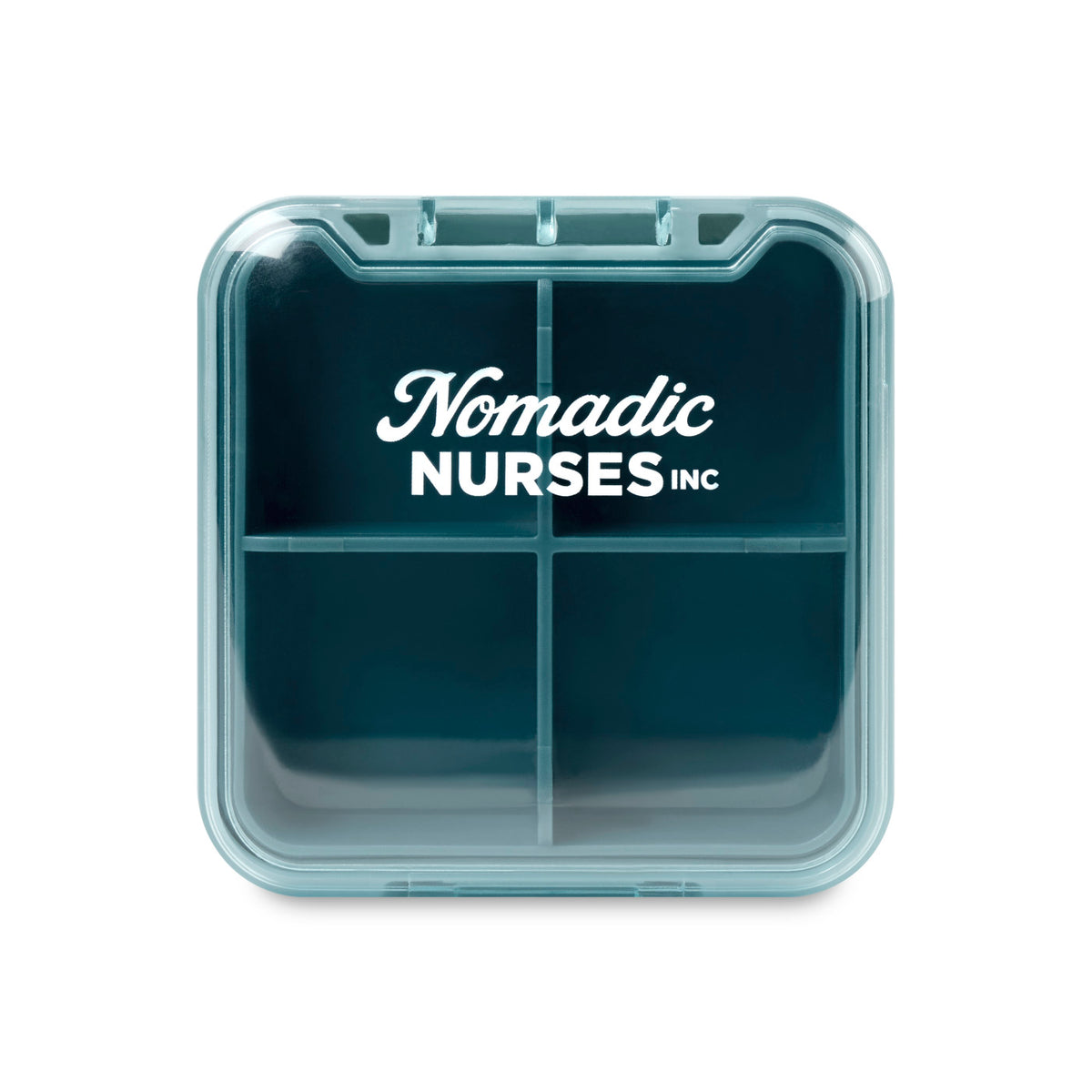 Easy Go Pill and Supplement Organizer in Recycled ABS - Teal - View 4