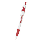 Easy Pen with Your Logo - White/red - Silk Screen