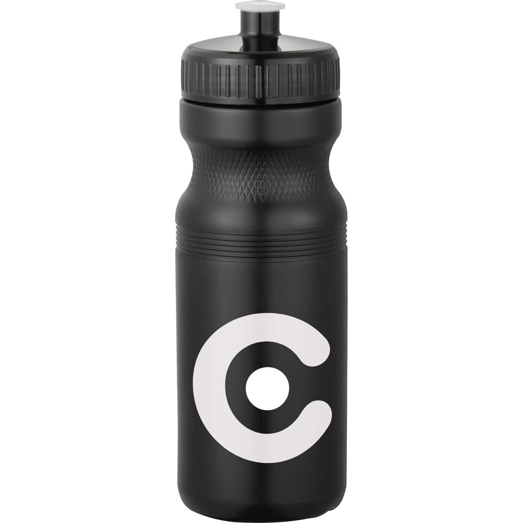 Easy Squeezy Spirit Squeeze Bottle in Recycled HDPE, 24 oz - Black - Front