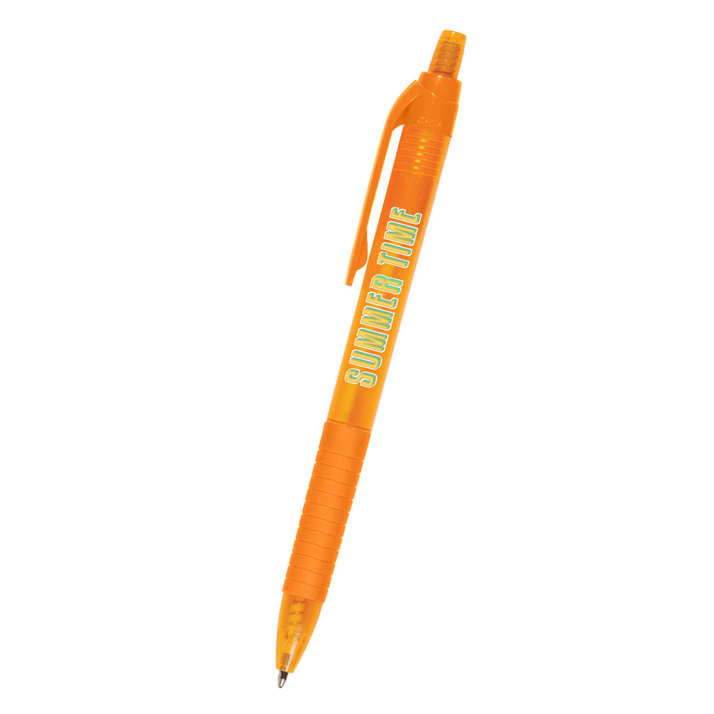 Echo Pen, Custom Printed Full Color - Orange - Full Color