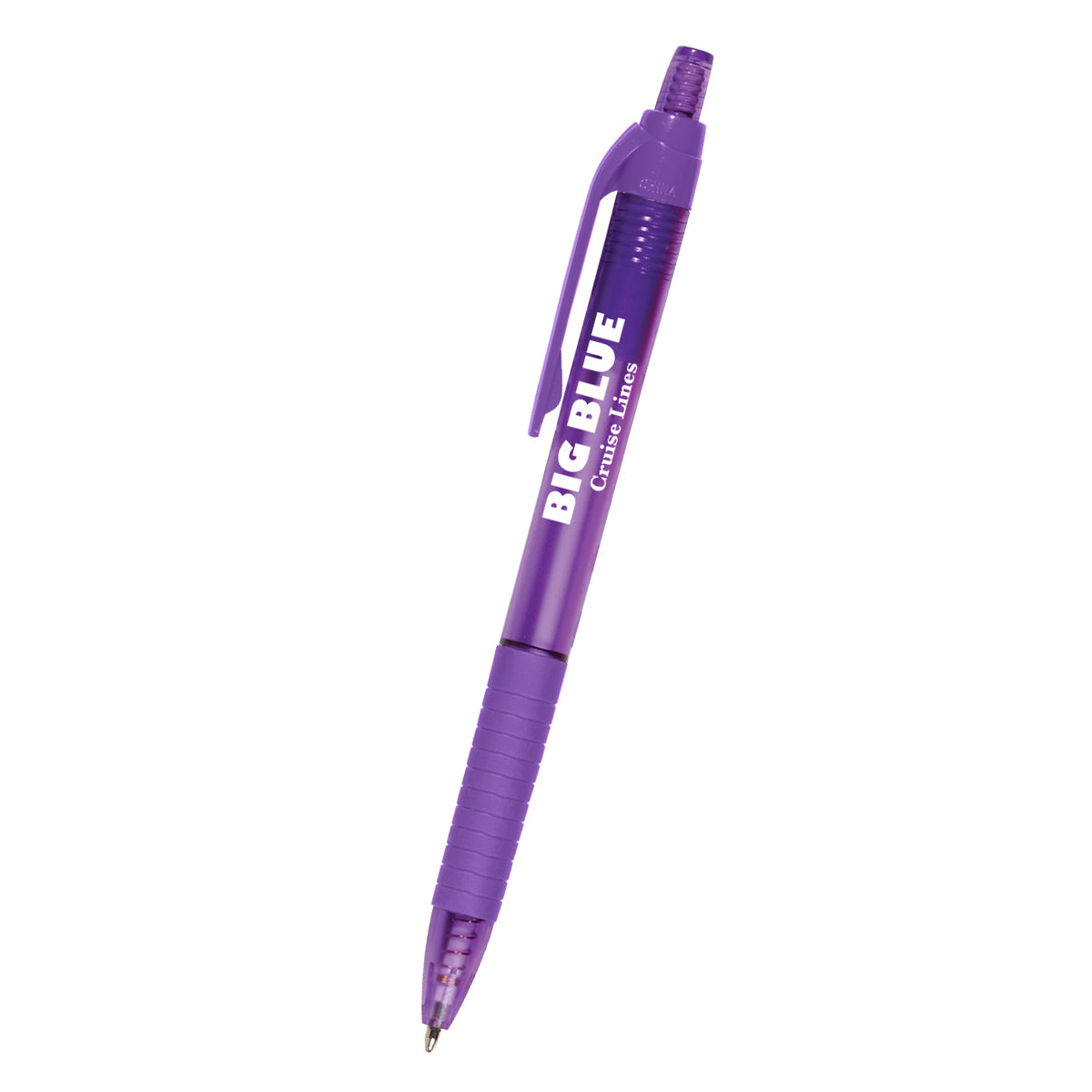 Echo Pen, Custom Printed Full Color - Purple - Silk Screen