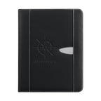 Eclipse Portfolio in Bonded Leather - Black - Debossing