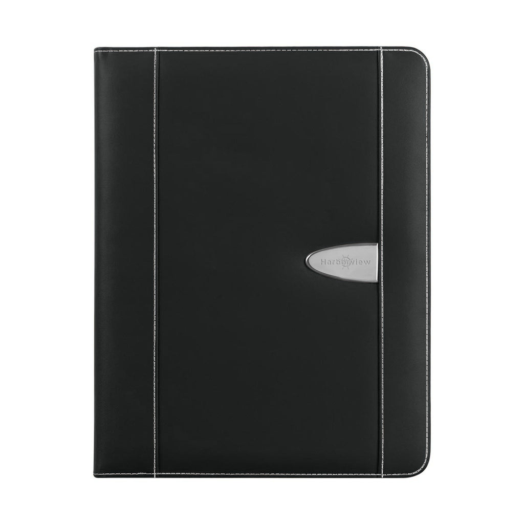 Eclipse Portfolio in Bonded Leather - Black - Laser Engraving