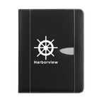 Eclipse Portfolio in Bonded Leather - Black - Sikscreen