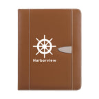 Eclipse Portfolio in Bonded Leather - Brown - Silk Screen