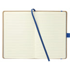 Eco Color Journal with Painted Edges, 5.5 x 8.5 Inches Debossing - Blue - Front 2