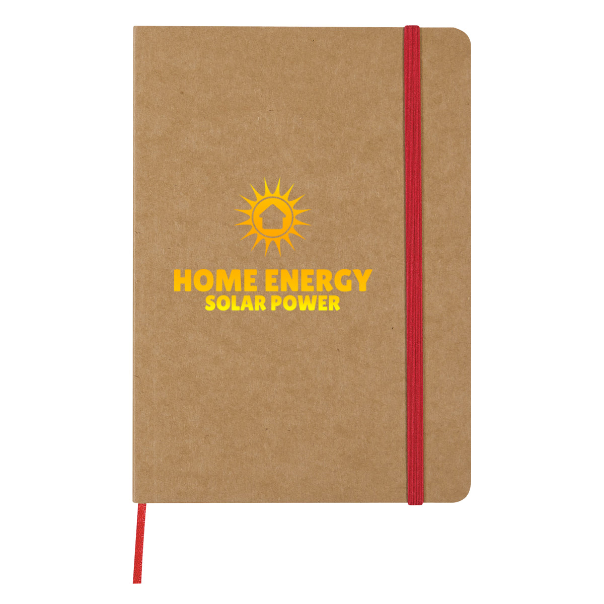 Eco-Inspired Notebook with Strap - Full Color