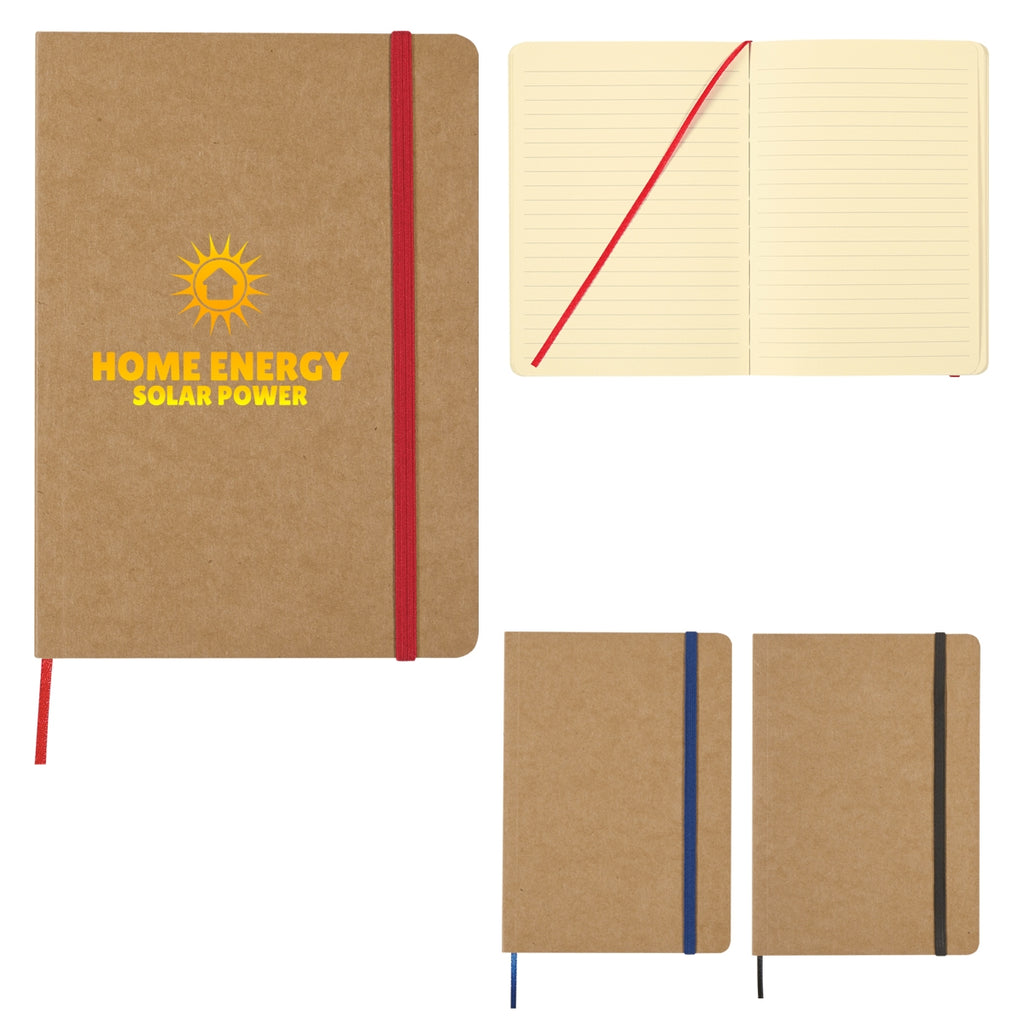 Eco-Inspired Notebook with Strap