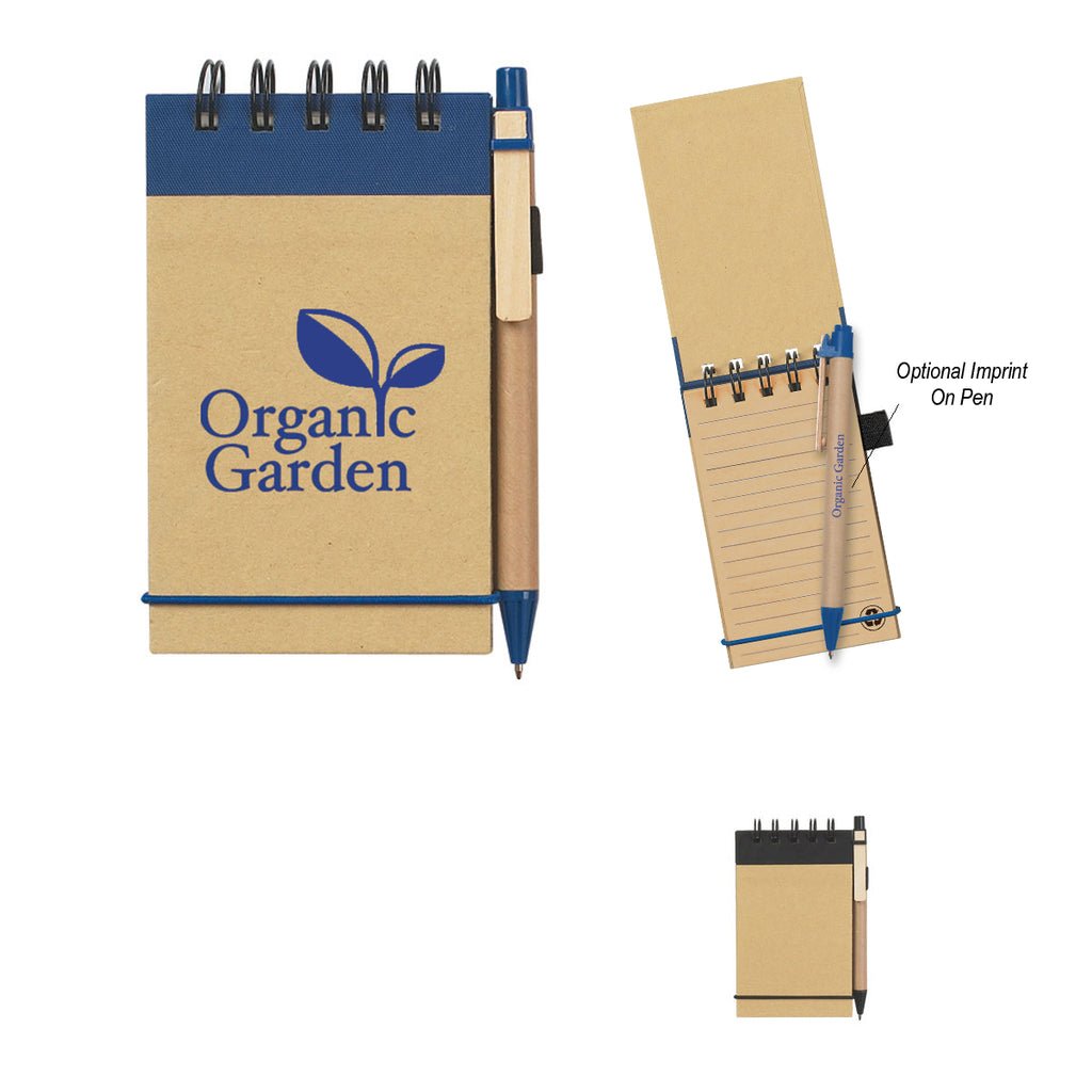 Eco-Inspired Spiral Jotter and Pen
