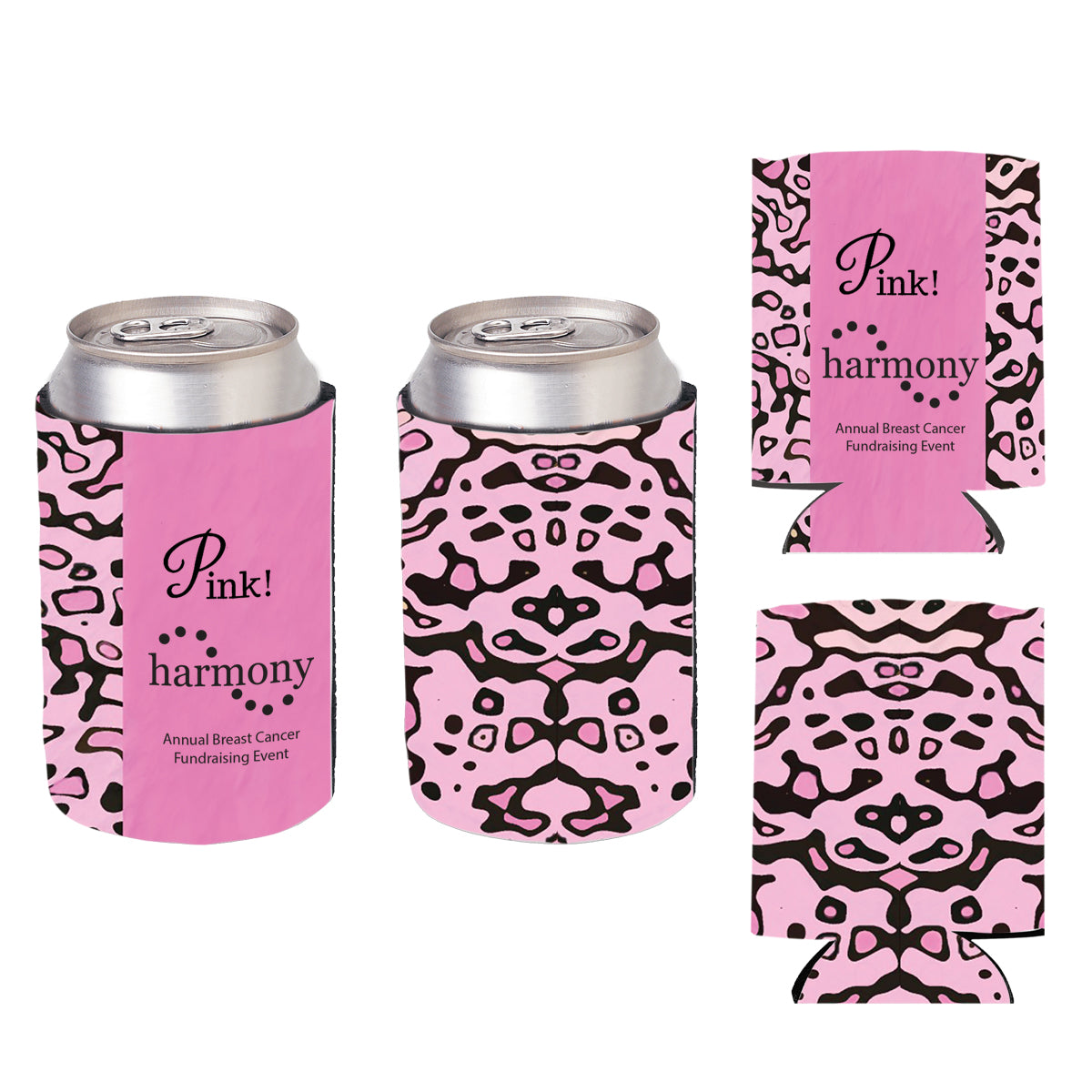 Economy Full Color Kan-Tastic Can Cooler Full Color - White - Full Color