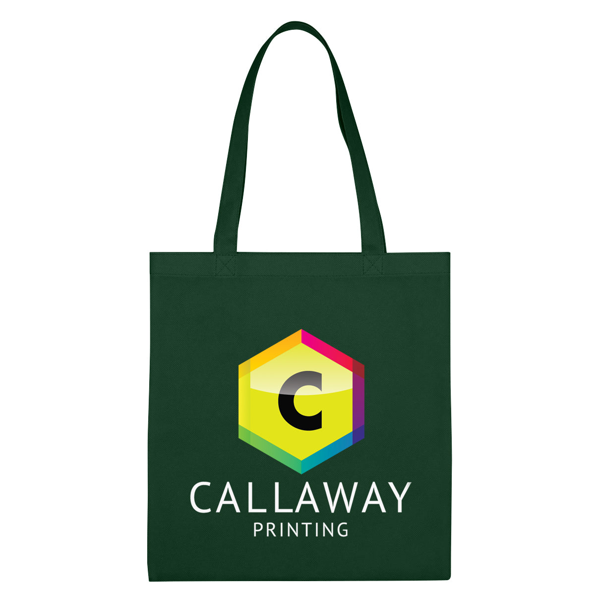Economy Recycled Tote Bag, Non-Woven - Colorbrite