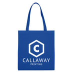 Economy Recycled Tote Bag, Non-Woven - Royal Blue - Silk Screen