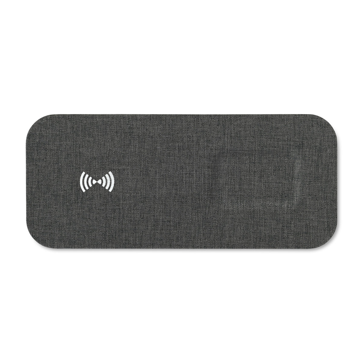 Eden Dual Wireless Charging Pad for Phone and Earbuds Laser Engraving - Charcoal Heather - View 3
