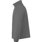 Egmont Lightweight Packable Jacket for Men Embroidery - Grey Storm/Steel Grey - Left Side