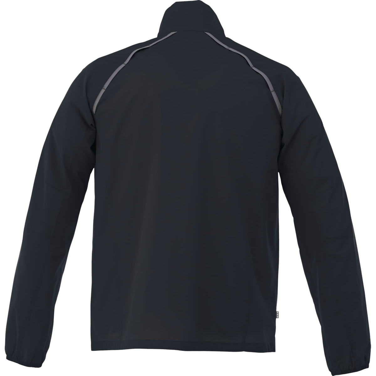 Egmont Lightweight Packable Jacket for Men Embroidery - Navy/Steel Grey - Back Flat
