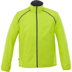 Egmont Lightweight Packable Jacket for Men Transfer - Hi-Liter Green/Steel Grey - Front