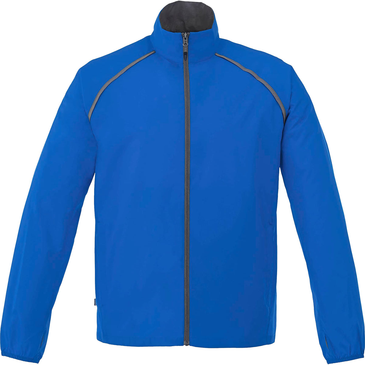 Egmont Lightweight Packable Jacket for Men Transfer - New Royal/Steel Grey - Front