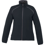 Egmont Lightweight Packable Jacket for Women Embroidery - Navy/Steel Grey - Front