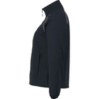 Egmont Lightweight Packable Jacket for Women Embroidery - Navy/Steel Grey - Left Side