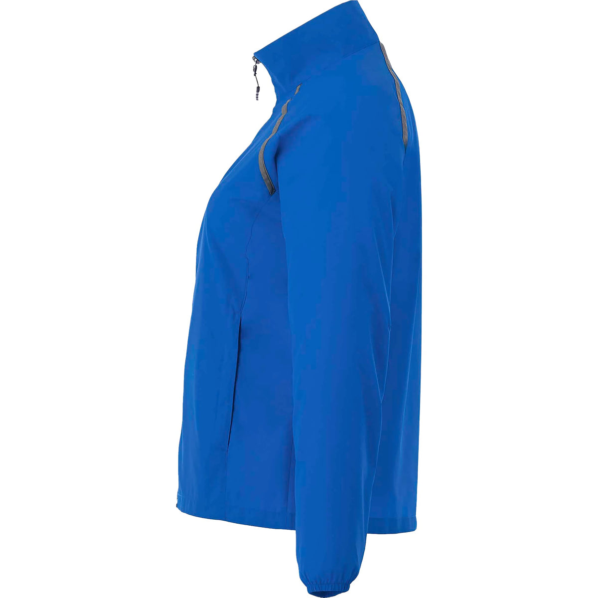 Egmont Lightweight Packable Jacket for Women Embroidery - New Royal/Steel Grey - Left Side