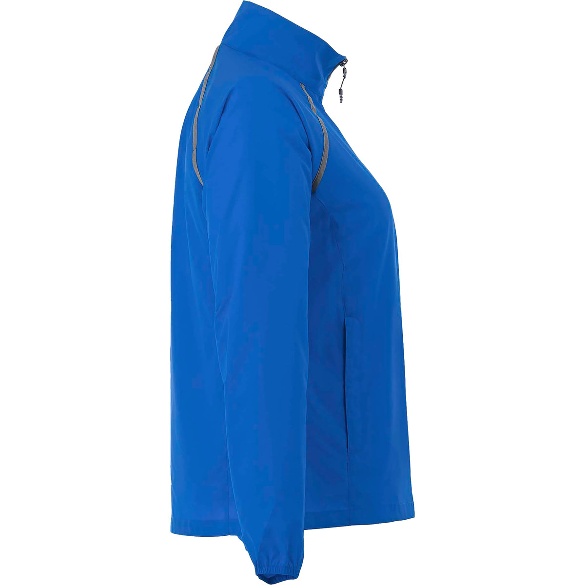 Egmont Lightweight Packable Jacket for Women Embroidery - New Royal/Steel Grey - Right Side