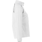 Egmont Lightweight Packable Jacket for Women Embroidery - White/Steel Grey - Right Side
