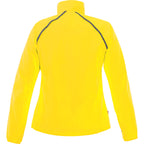 Egmont Lightweight Packable Jacket for Women Transfer - Yellow/Steel Grey - Back Flat
