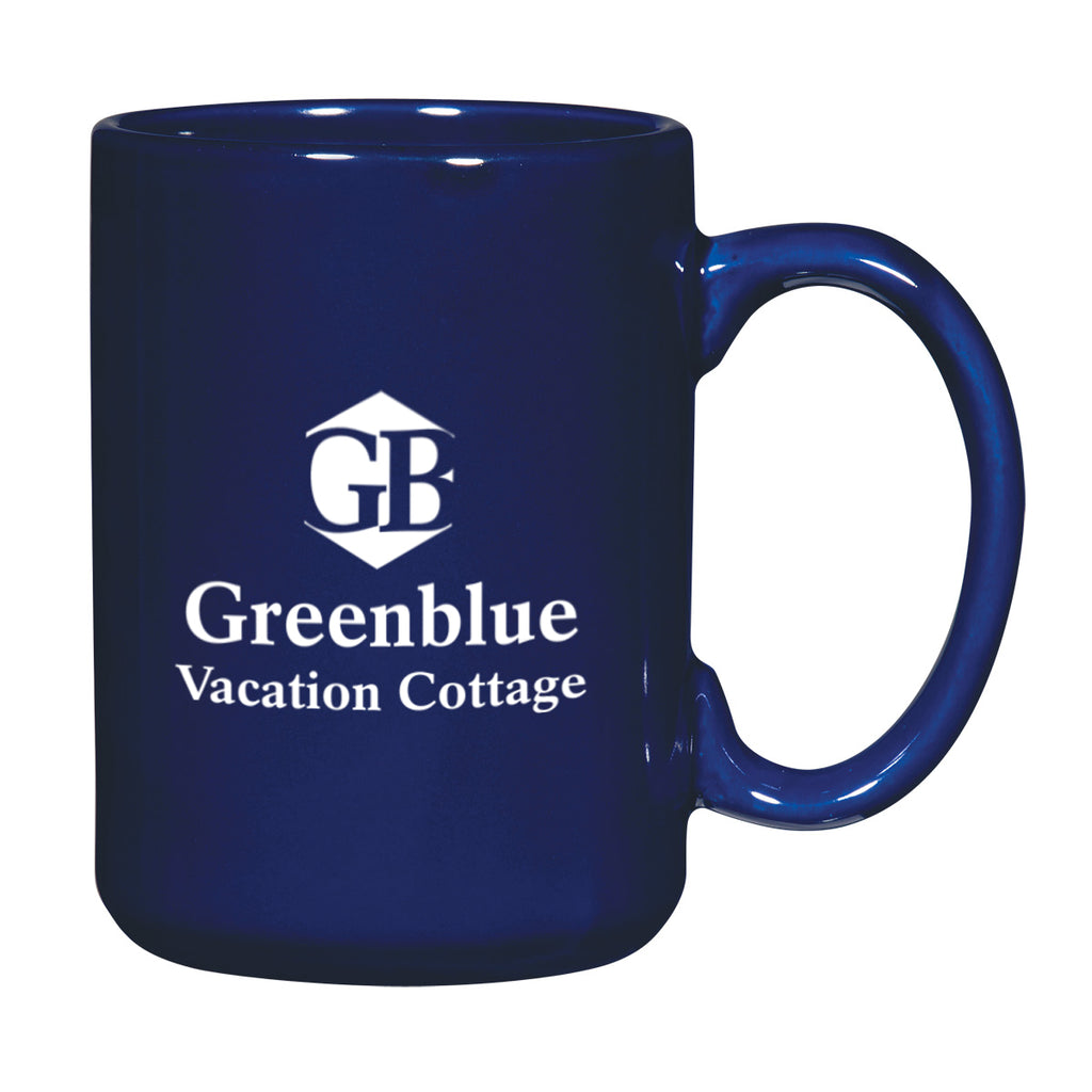 El Grande Mug, 15 oz - Cobalt Blue - Ceramic