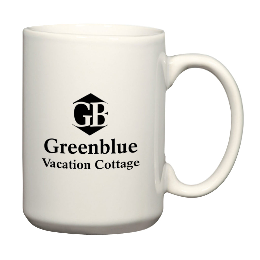 El Grande Mug, 15 oz - White - Ceramic