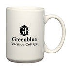 El Grande Mug, 15 oz - White - Ceramic